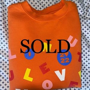 Harry Styles Orange Love Soup Austin Sweatshirt